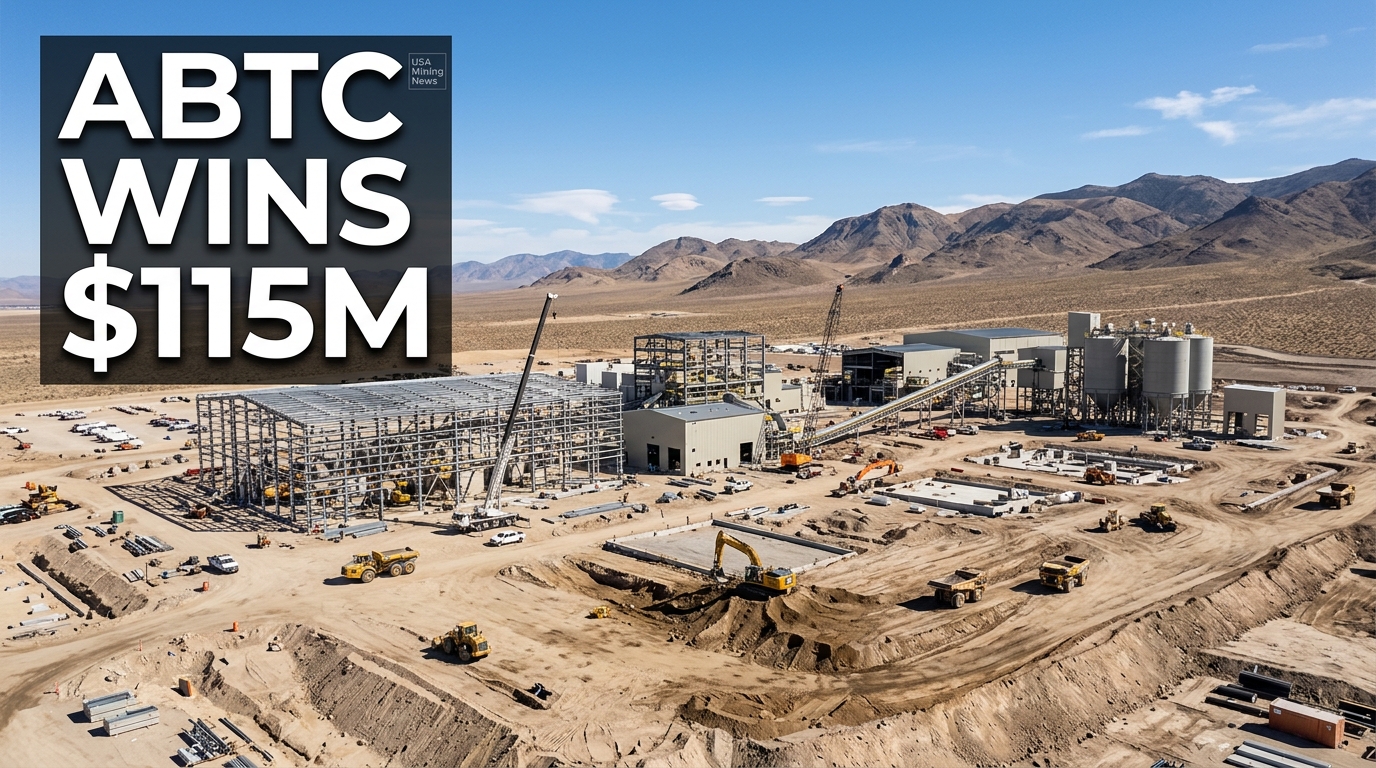 ABTC wins back $115m DoE grant for Tonopah Lithium refinery - Mining Industry News