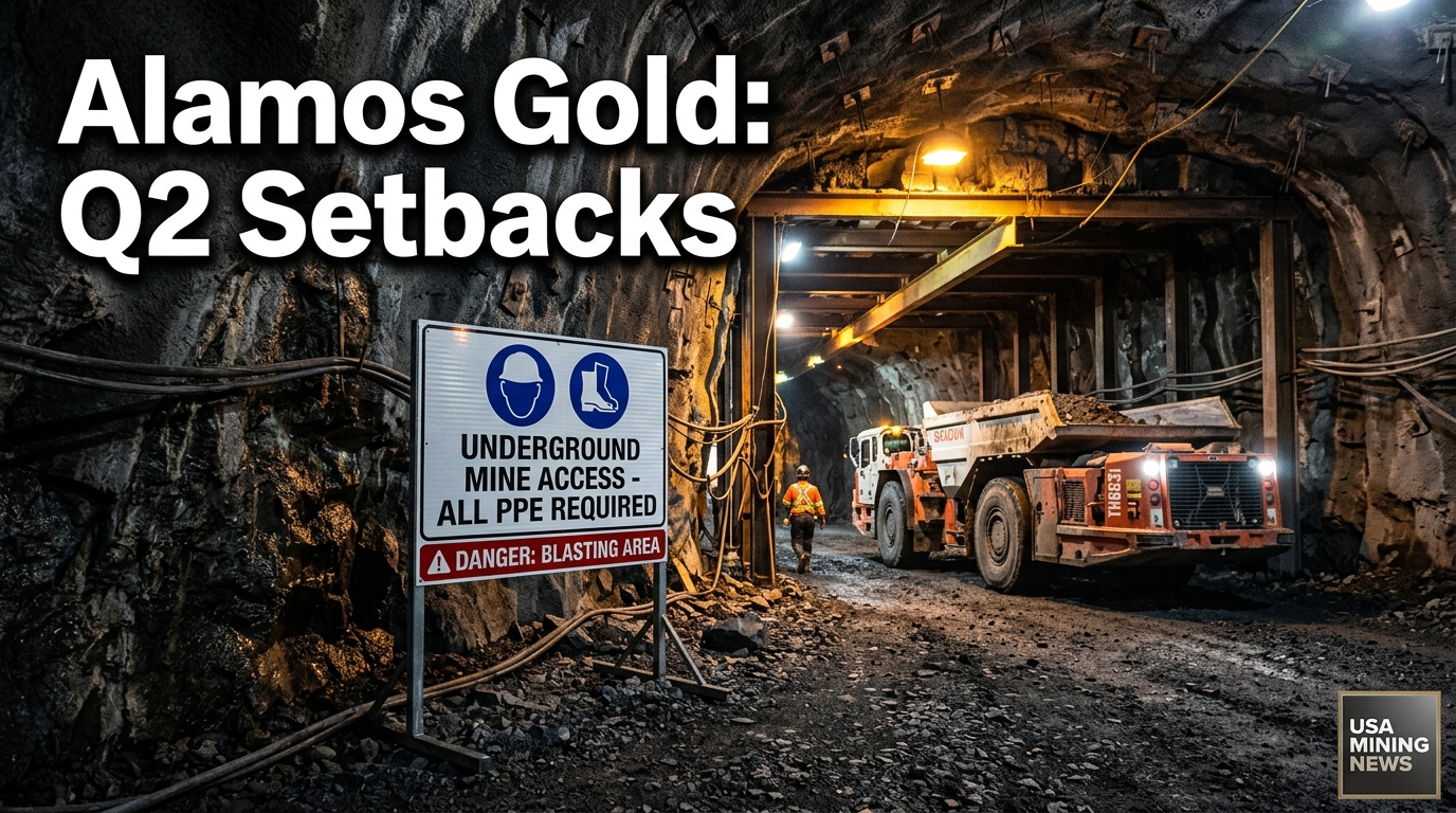 Alamos expects lower Q2 output on Young-Davidson mine disruptions