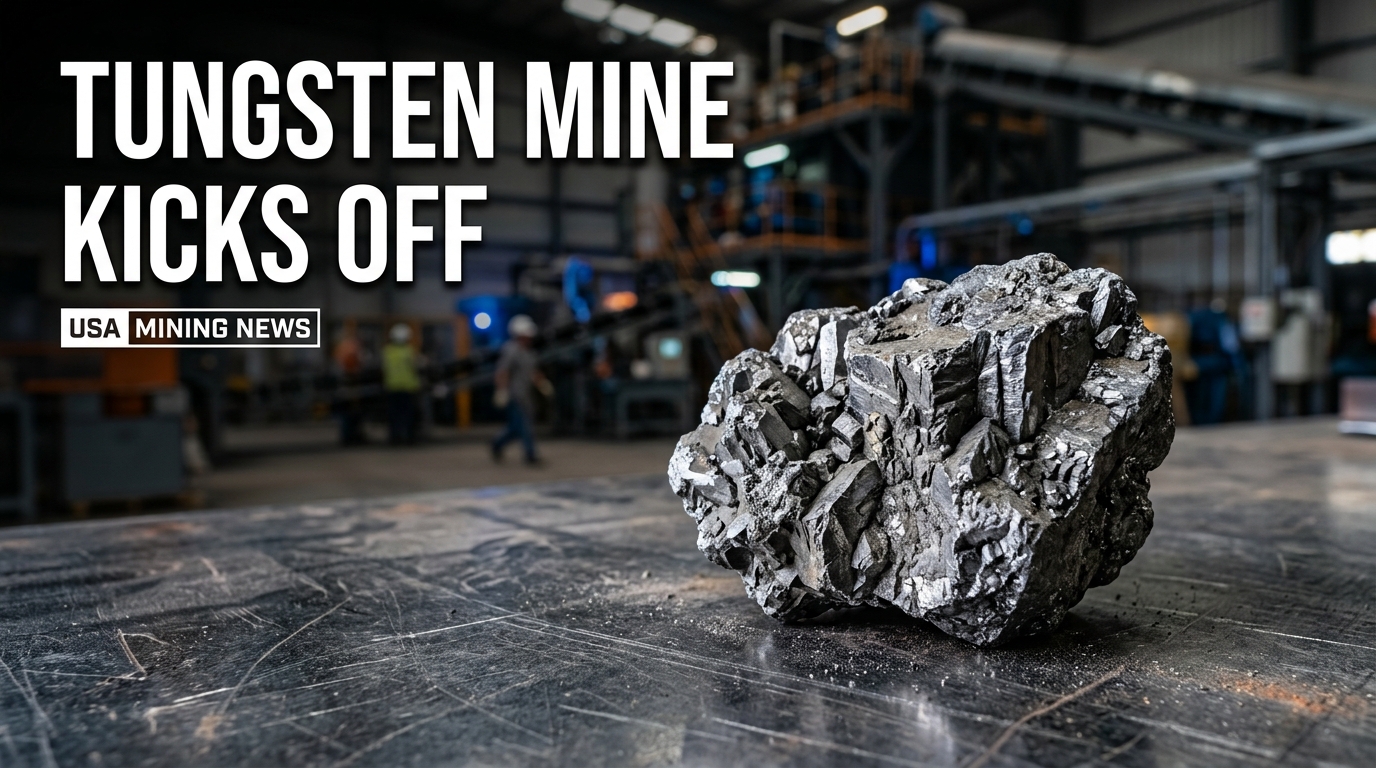 Almonty kicks off processing at Sangdong tungsten mine - Mining Industry News
