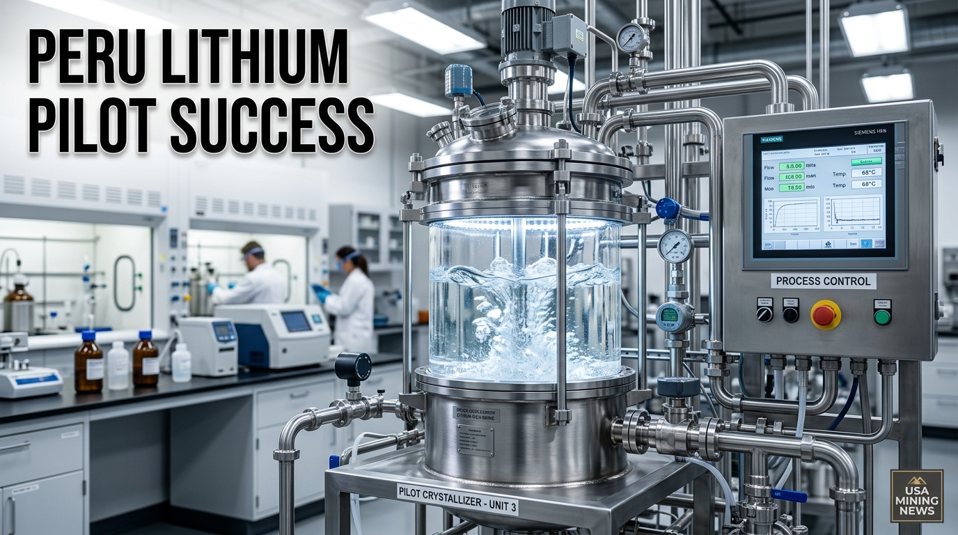 American Lithium starts operations at Falchani pilot plant in Peru - Mining Industry News