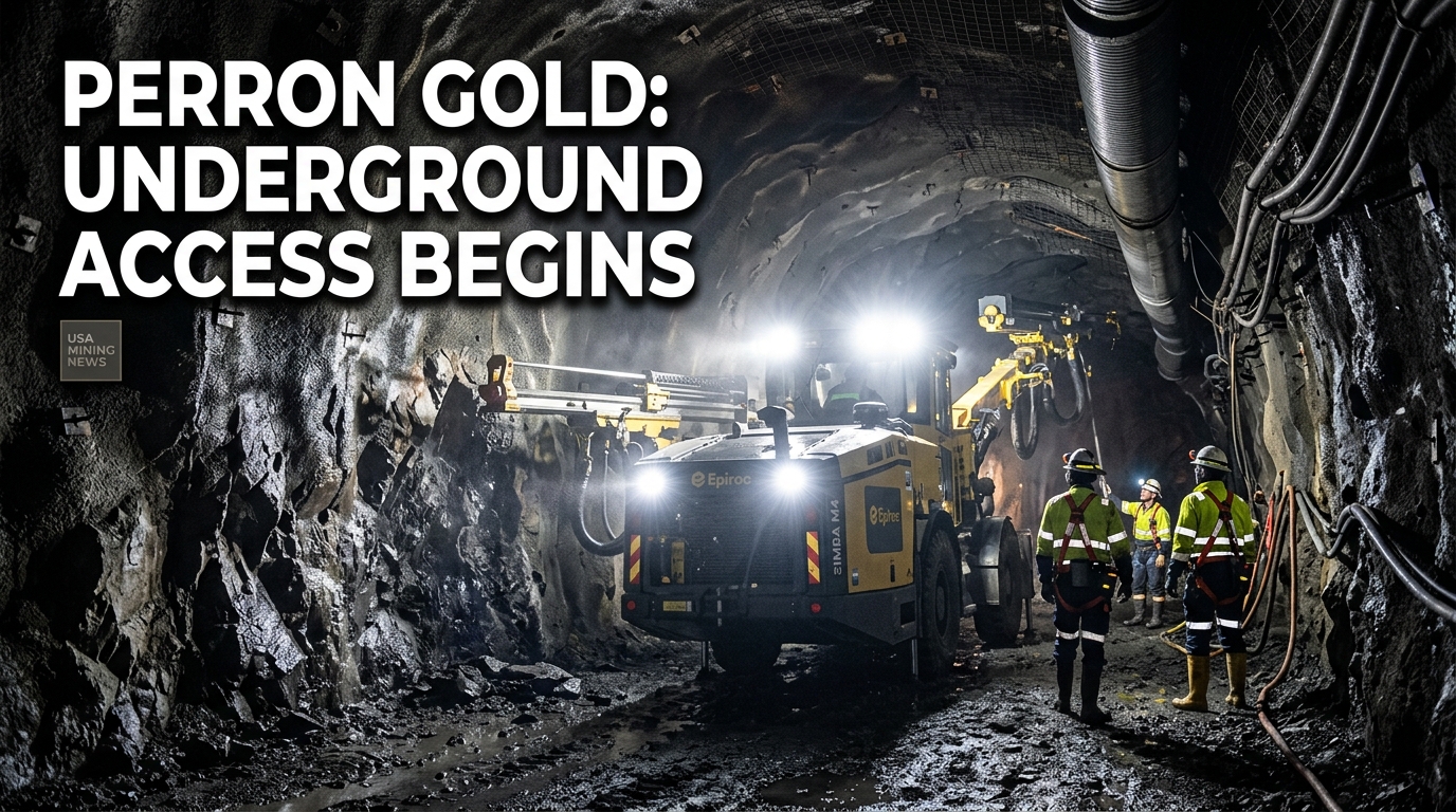 Amex Gold starts underground ramp at Perron project in Quebec - Mining Industry News