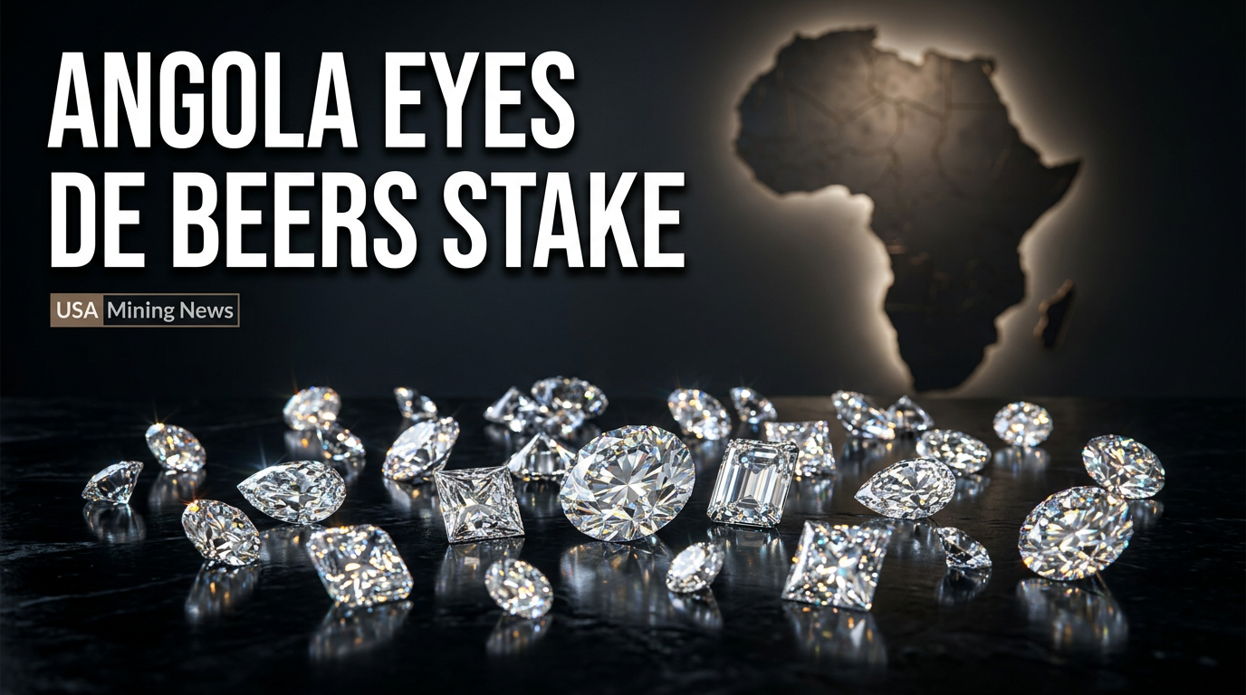 Angola eyes 20%-30% interest in De Beers - Mining Industry News