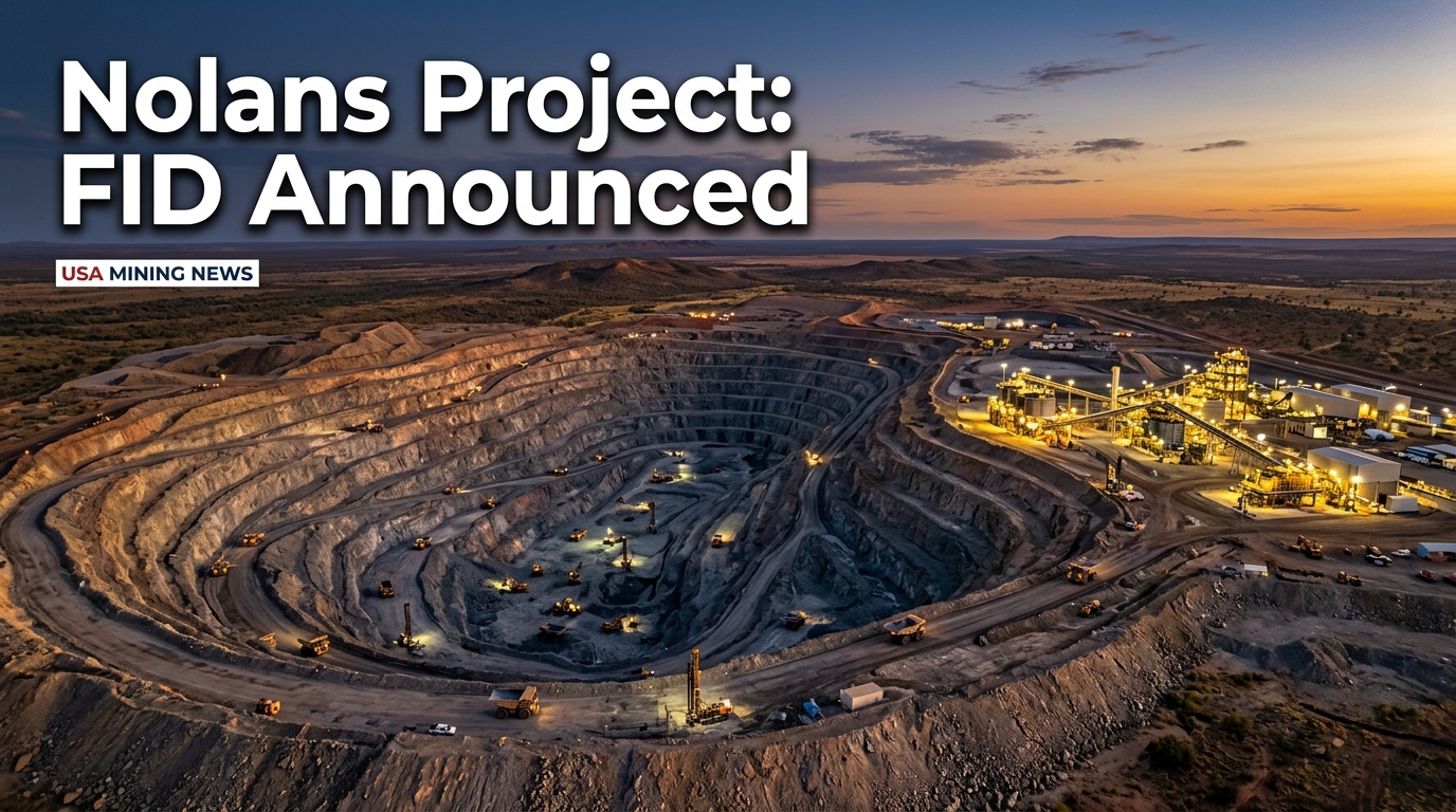 Arafura announces FID on Nolans project in Australia - Mining Industry News