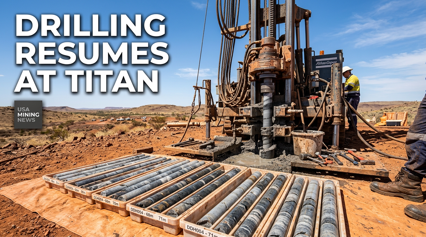 Artemis Resources restarts diamond drilling at Titan East prospect