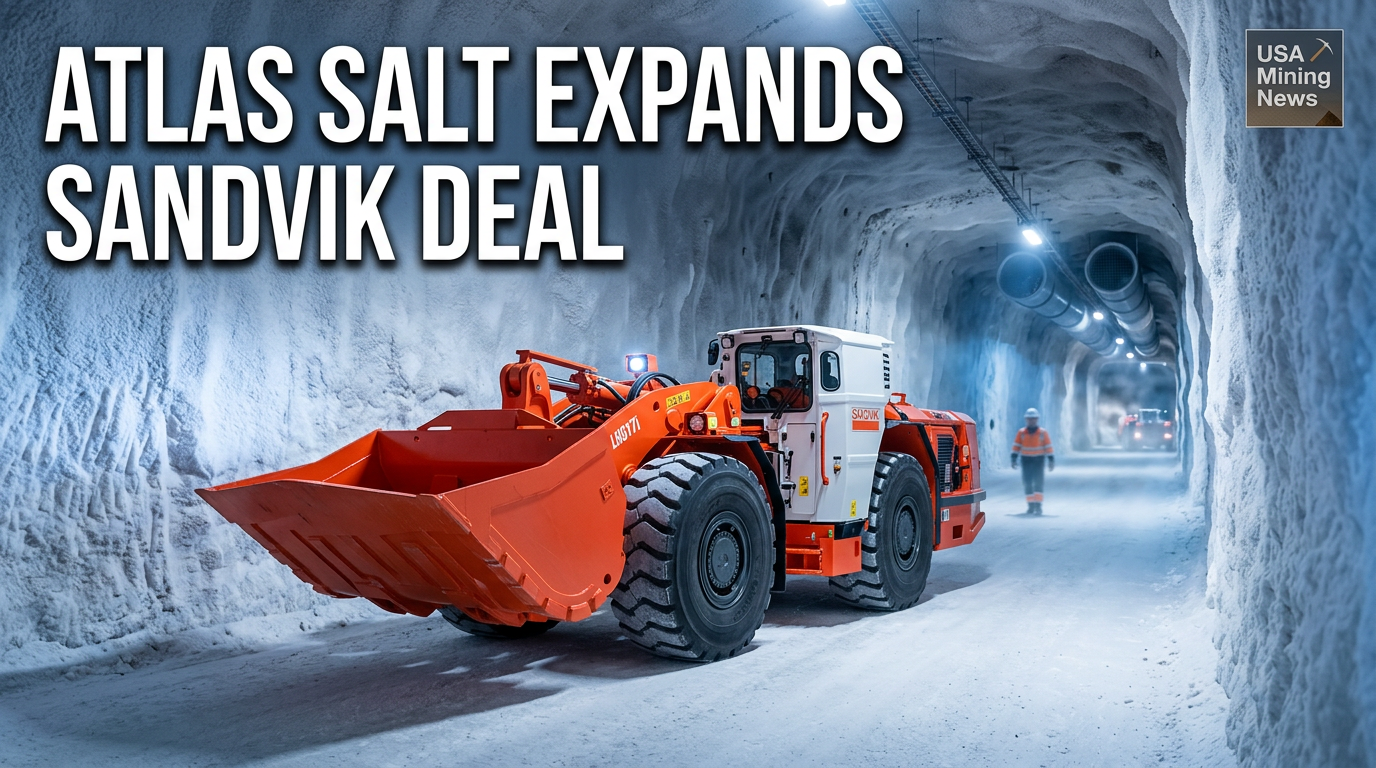 Atlas Salt, Sandvik expand collaboration for salt project in Canada - Mining Industry News