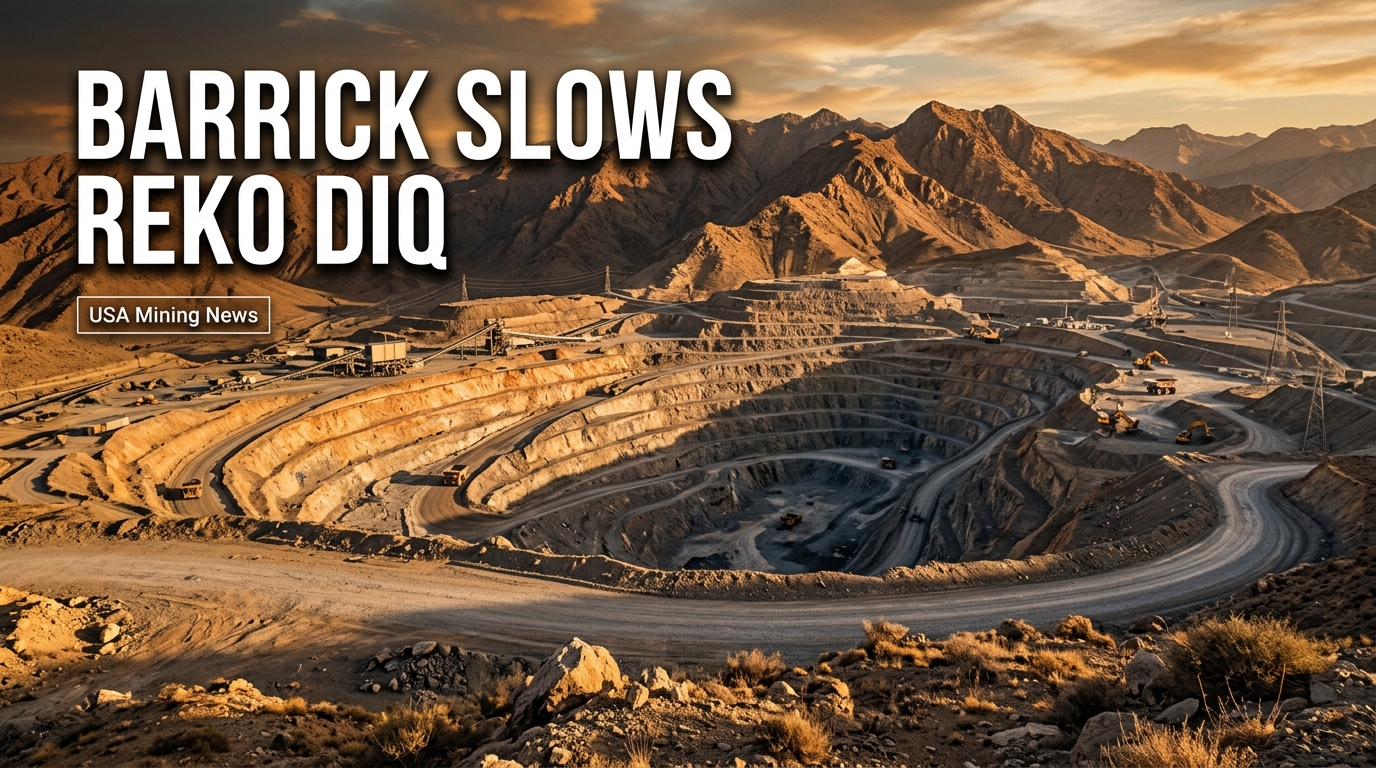 Barrick slows operations at Reko Diq in Pakistan - Mining Industry News