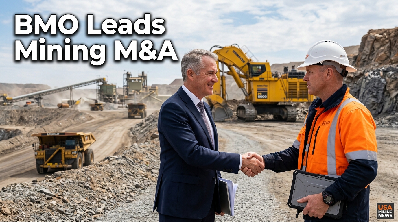 BMO Capital Markets leads M&A financial advice in mining for H1 2026 - Mining Industry News