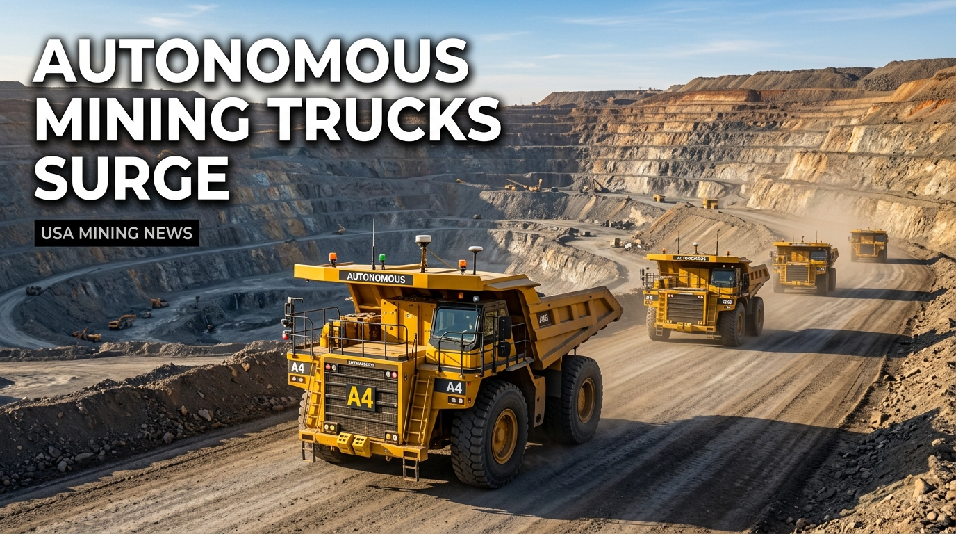 CiDi reports 1,900 autonomous mining trucks shipped as deployment scales