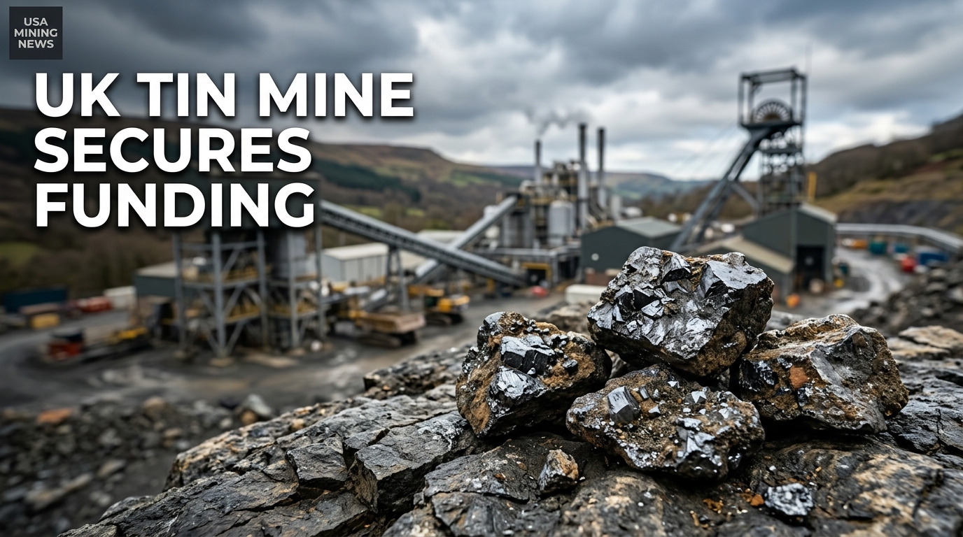 Cornish Metals raises $181m to fund South Crofty tin project in UK - Mining Industry News