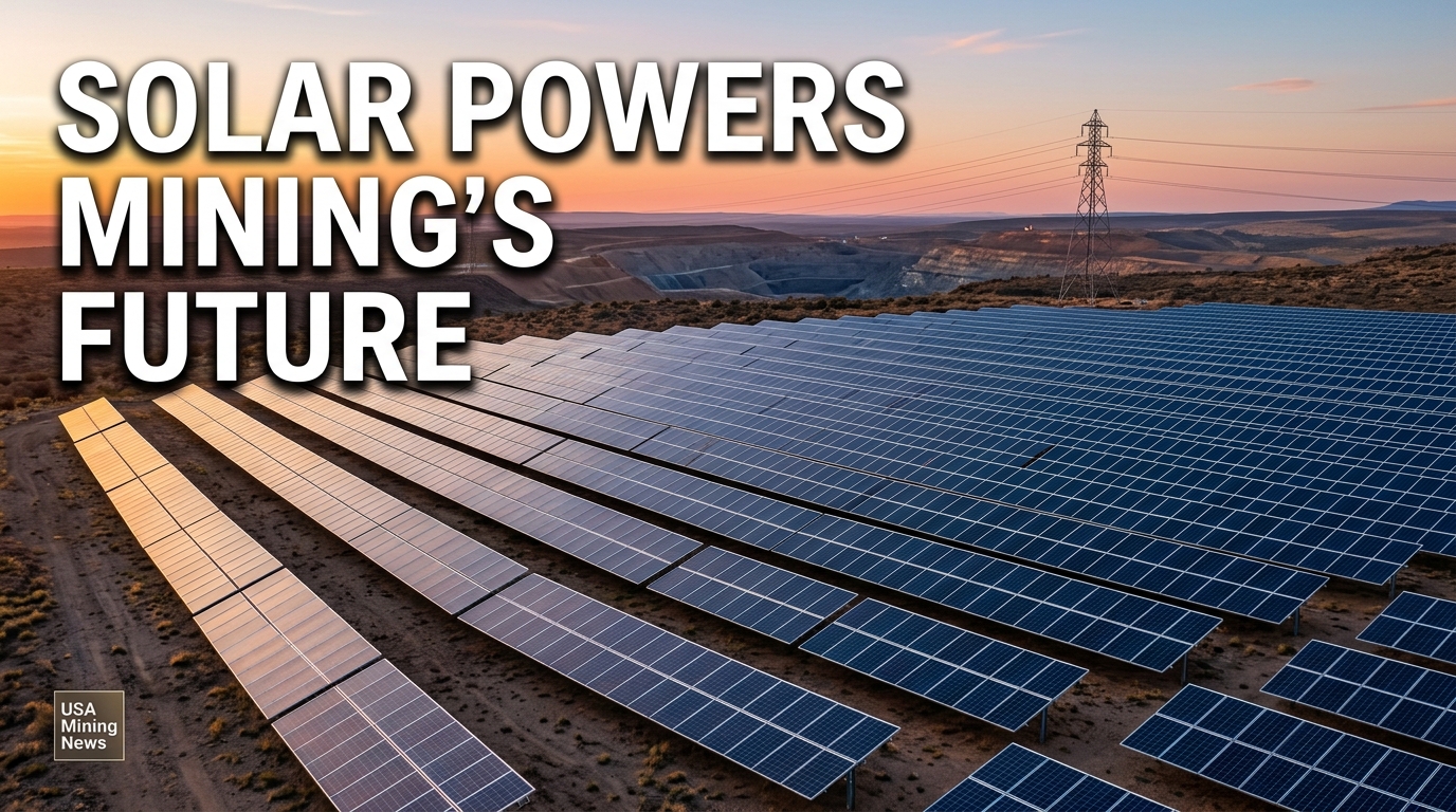 Decarbonising mining: solar lights the way for electrification - Mining Industry News