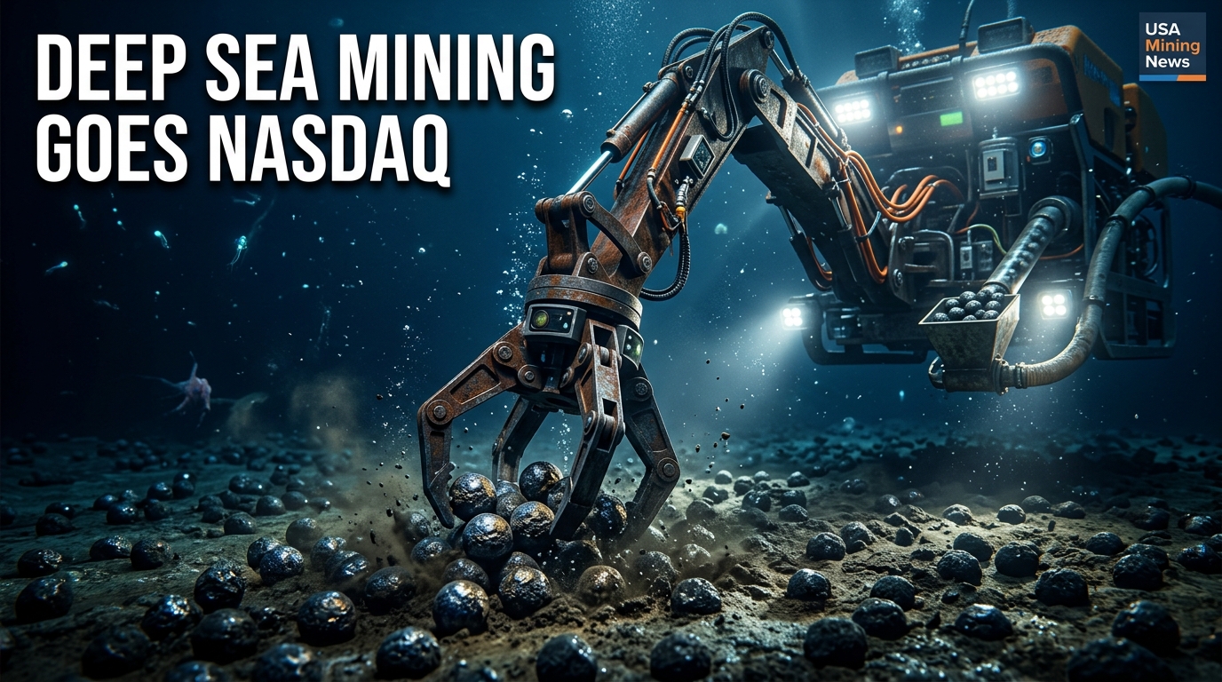 Deep Sea Minerals to list on Nasdaq