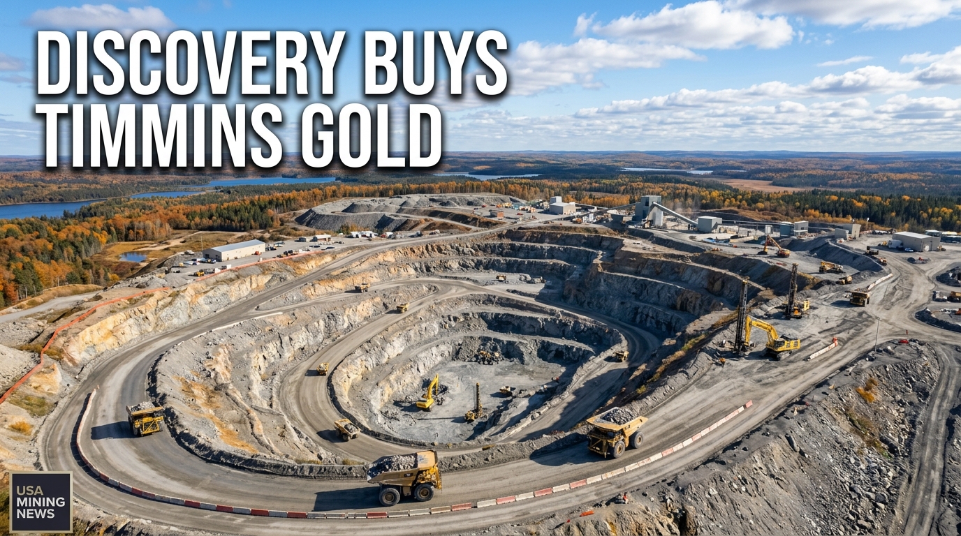 Discovery to acquire McEwen’s Timmins mineral assets for $55m - Mining Industry News