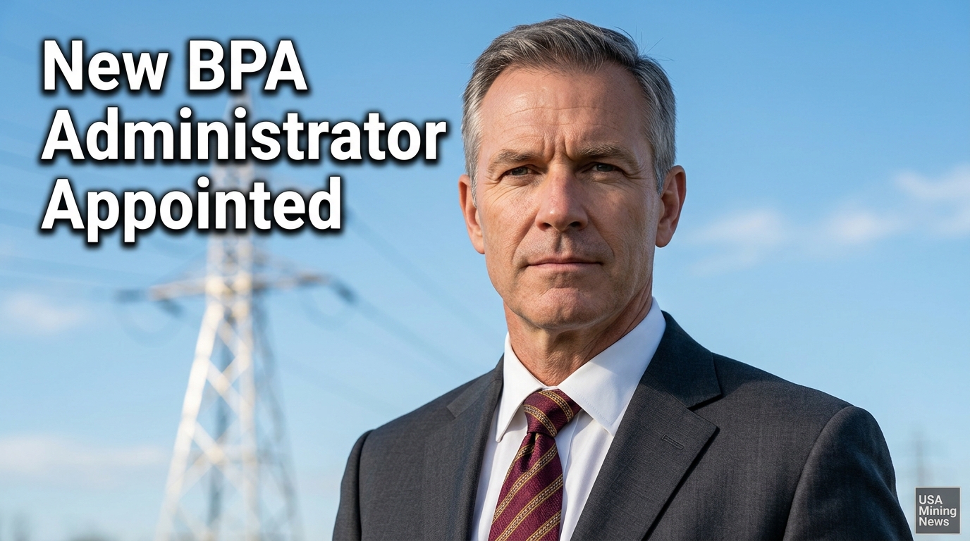 DOE Announces Travis Kavulla as Bonneville Power Administration Administrator - Mining Industry News