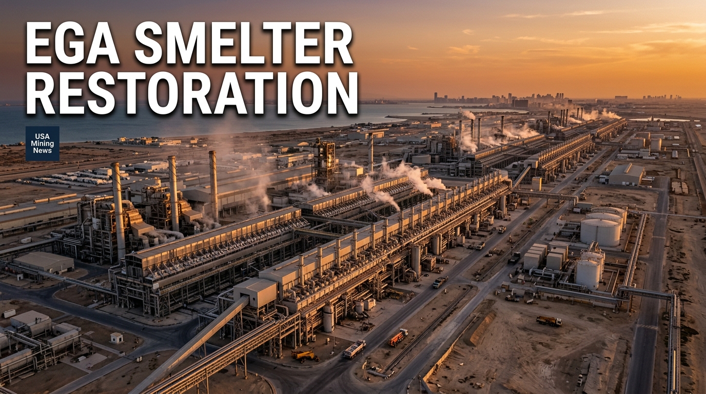 EGA achieves 25% restoration of reduction cells at Al Taweelah smelter - Mining Industry News