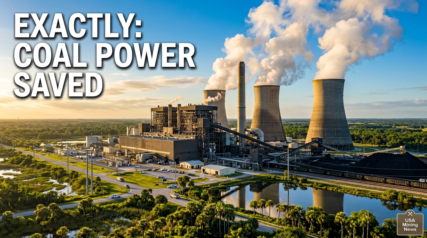Energy Secretary Keeps Coal-Fired Power Generation Alive in Florida