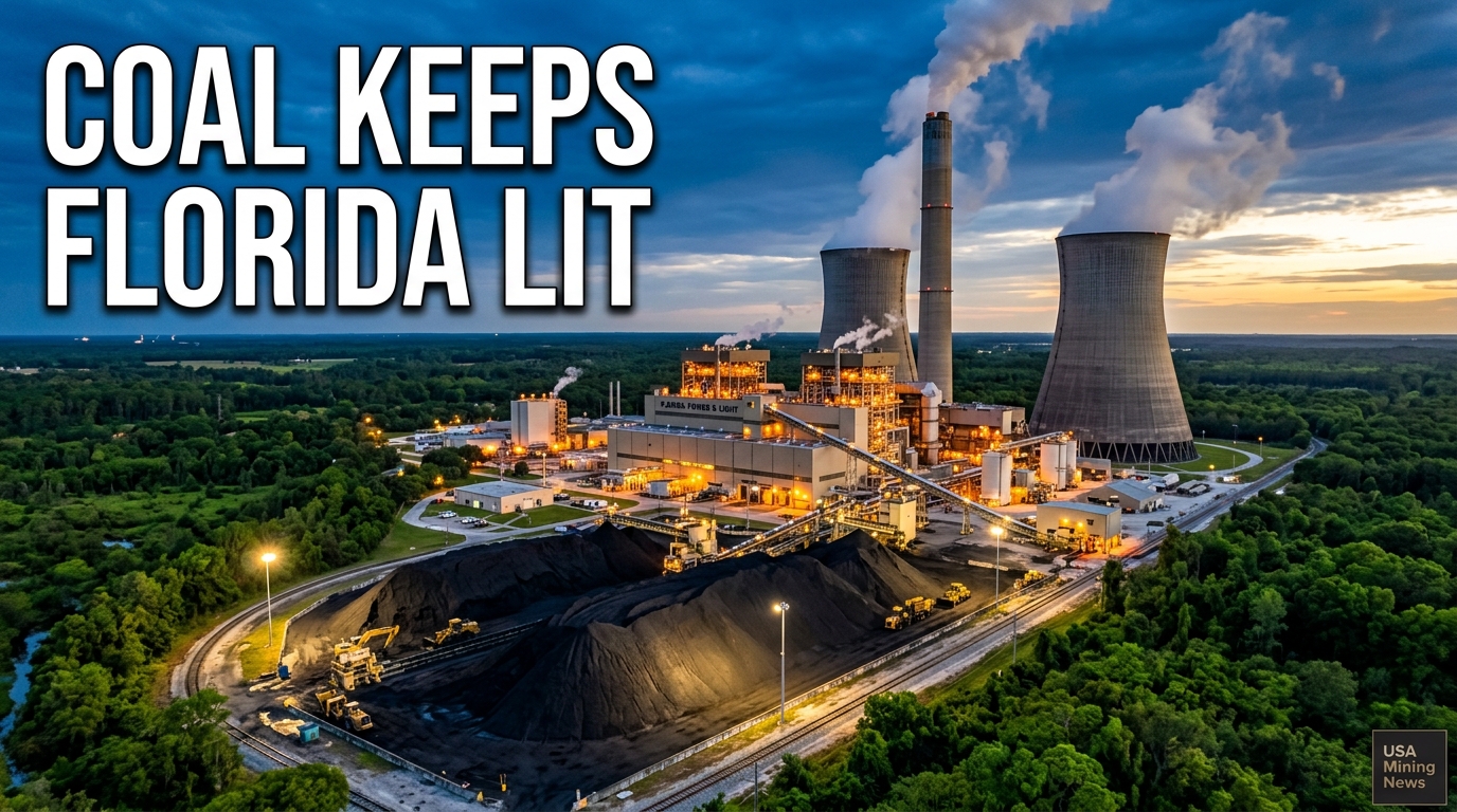 Energy Secretary Saves Coal-Fired Generation from Going Offline in Florida - Mining Industry News