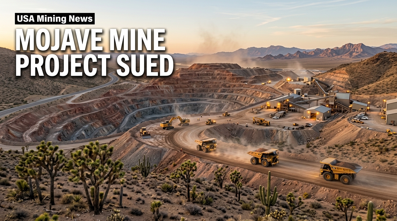 Environmental group sues US Interior for approving rare earth mining in Mojave Desert