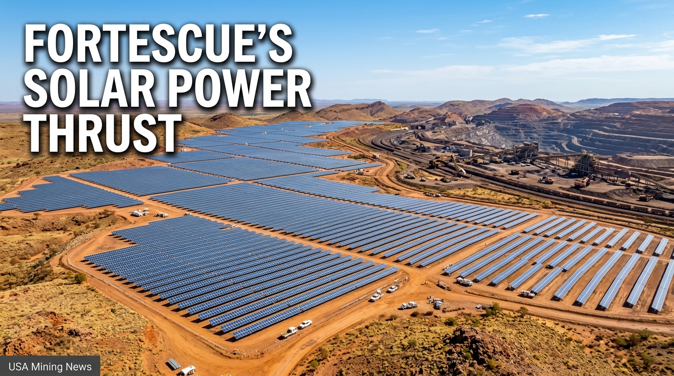 Fortescue begins construction on 690MW solar farm in Pilbara - Mining Industry News