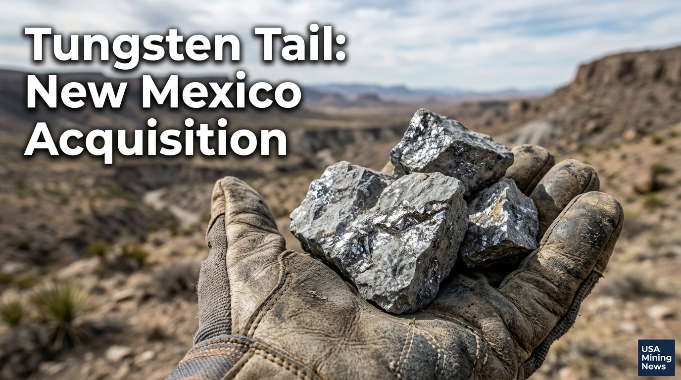 Gordon Mining agrees to acquire Tungsten Tail project in New Mexico