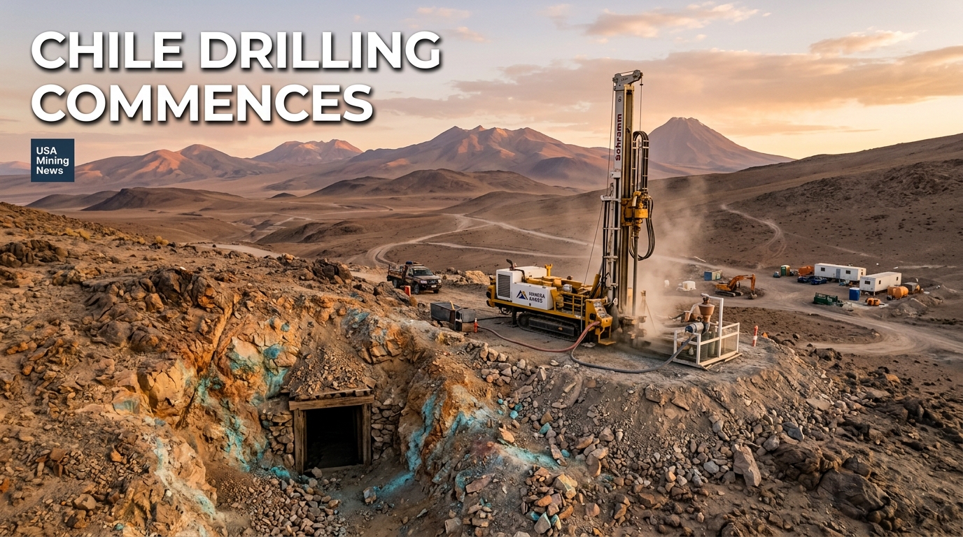 Great Southern Copper begins scout drilling at Artemisa South in Chile