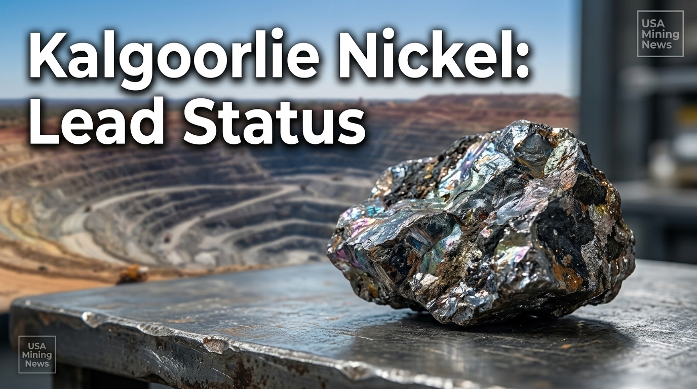 Kalgoorlie Nickel wins lead agency status for KNP-Goongarrie Hub