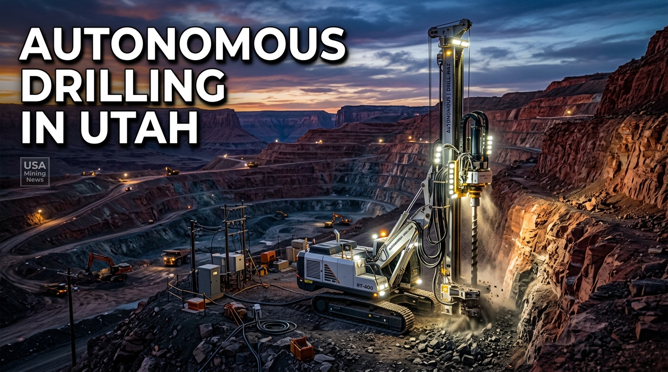 Mariana and Sandvik to launch autonomous drilling in Utah - Mining Industry News