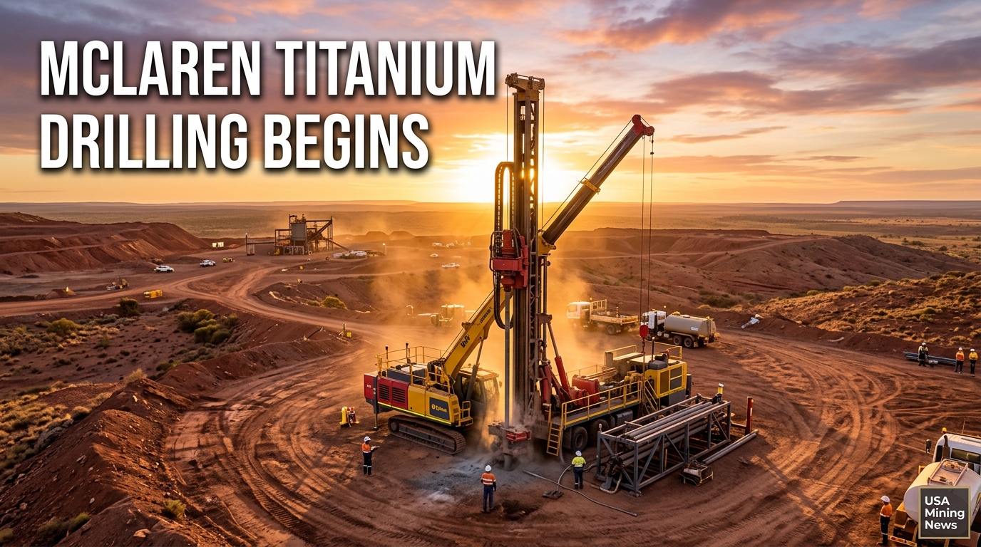 McLaren Minerals begins drilling work at titanium project - Mining Industry News