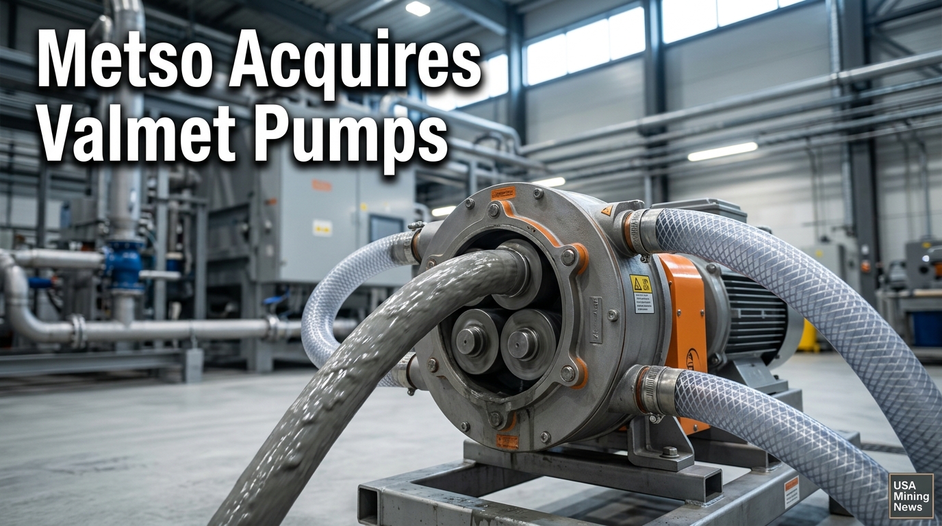 Metso to acquire hose and cavity pumps business from Valmet - Mining Industry News
