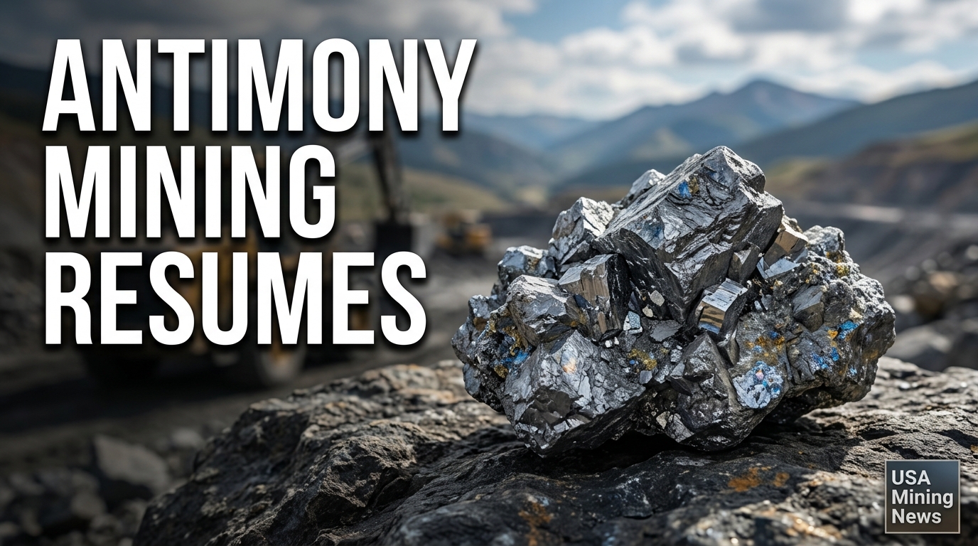 Mining operations resume at USAC’s Stibnite Hill property - Mining Industry News