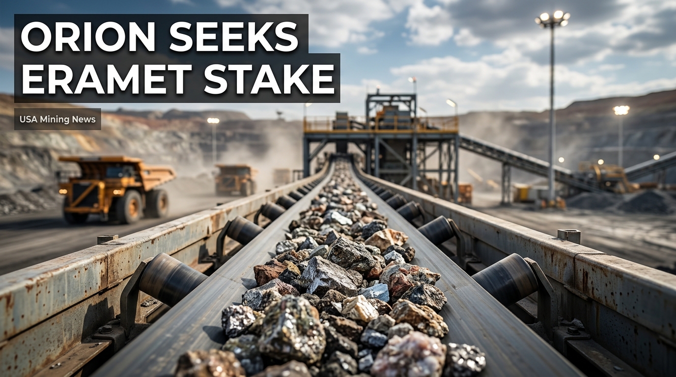 Orion CMC considers acquiring stake in French miner Eramet - Mining Industry News