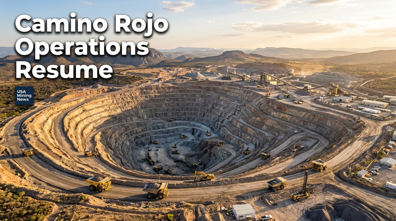 Orla Mining restarts operations at Camino Rojo Mine in Mexico
