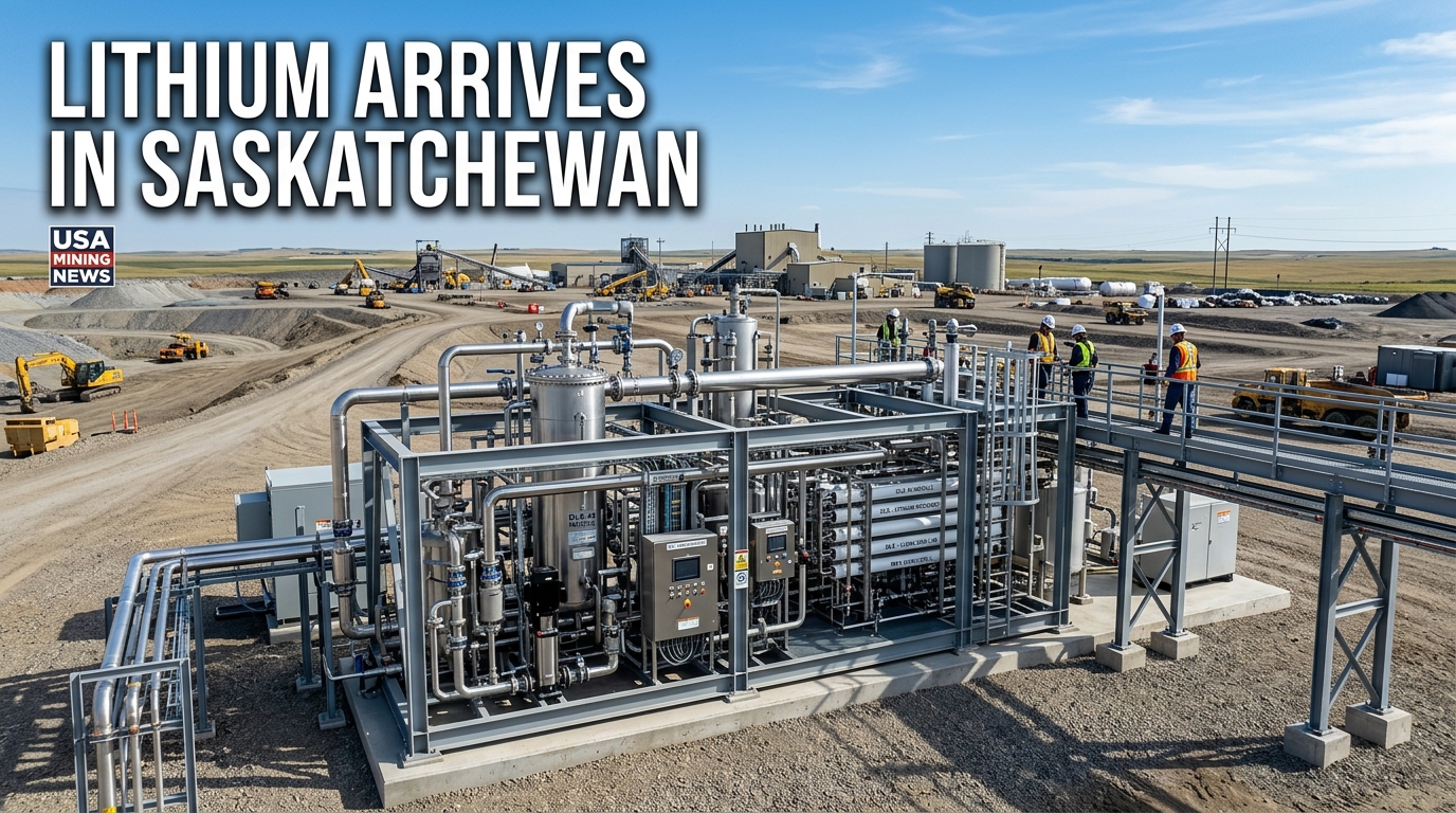 Prairie Lithium receives DLE unit in Saskatchewan - Mining Industry News