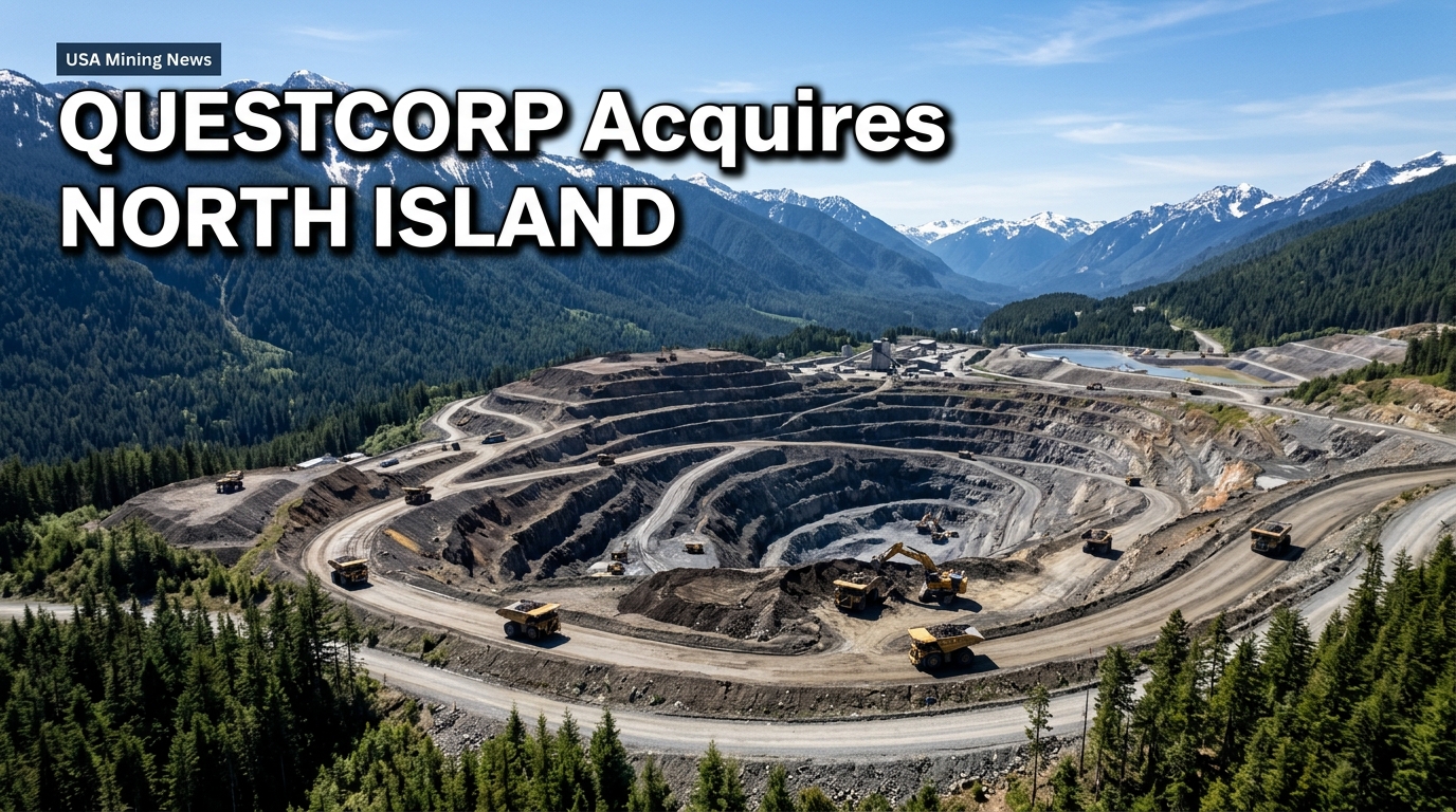 Questcorp to acquire final 49% in North Island Project, Canada - Mining Industry News