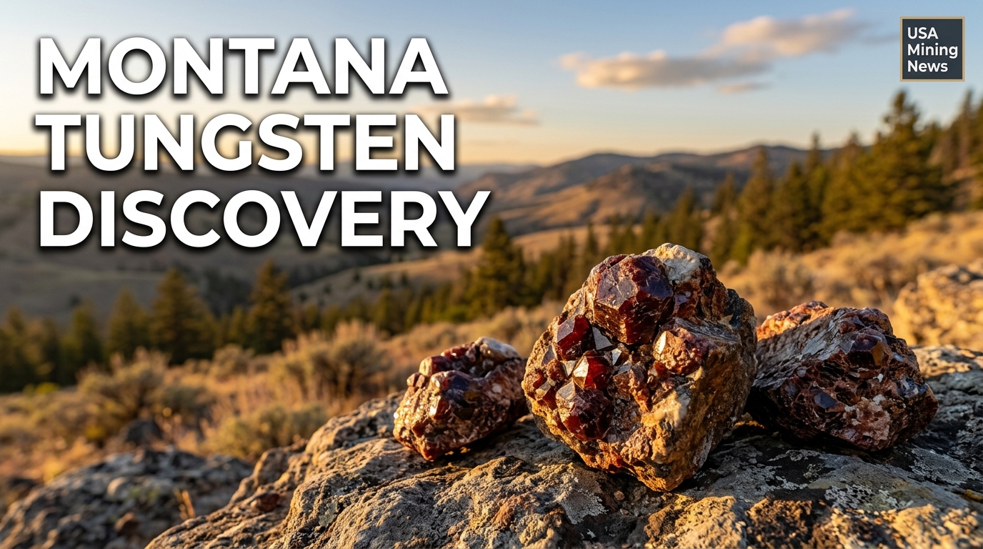 Red Mountain identifies outcropping garnet skarn at Montana site