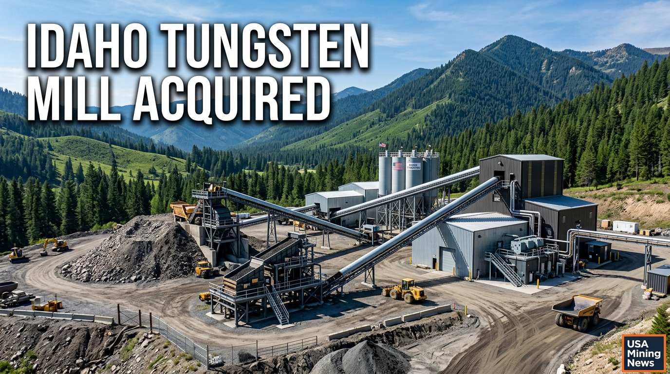Resolution Minerals acquires Johnson Creek tungsten mill in US - Mining Industry News