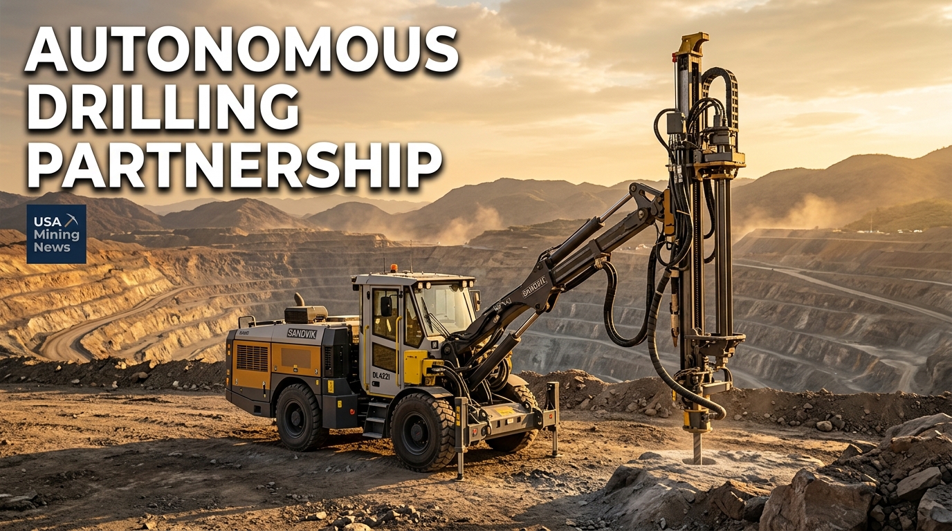 Sandvik, Rio Tinto team up on open‑pit autonomous drilling - Mining Industry News