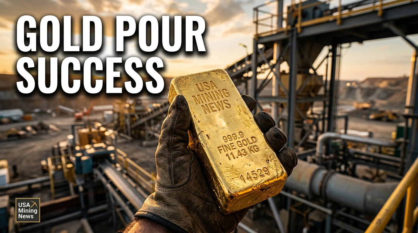 Second gold doré bar poured at Pacgold’s White Dam project - Mining Industry News