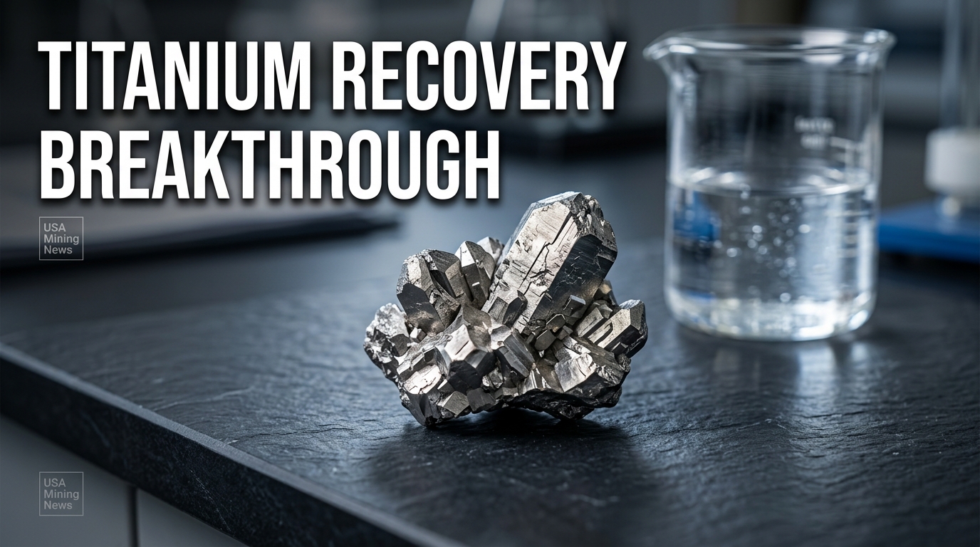 Temas, SAGA report 90.8% titanium recovery using RCL technology