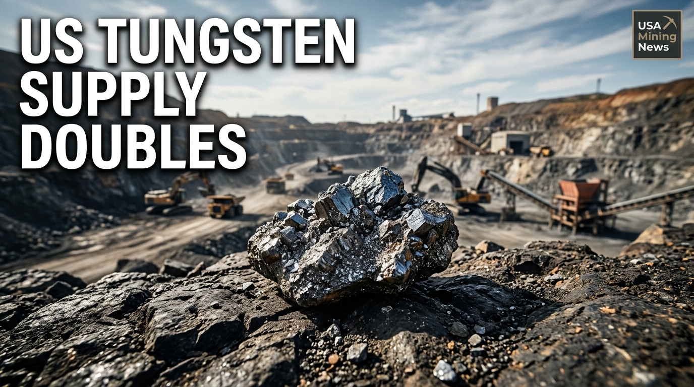 Trinity Metals doubles US tungsten concentrate supply to 20%