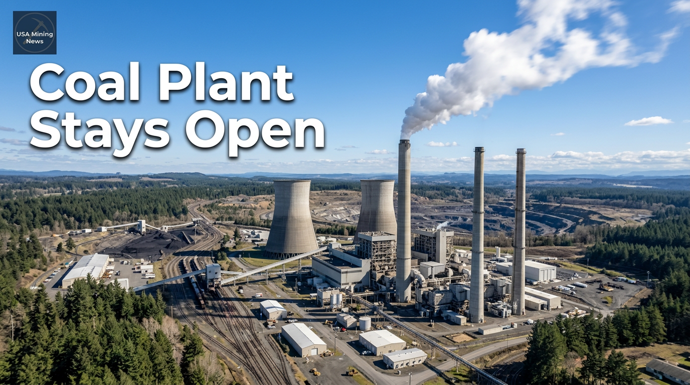 Trump Administration Keeps Coal Plant Open to Ensure Affordable, Reliable and Secure Power in the Northwest - Mining Industry News