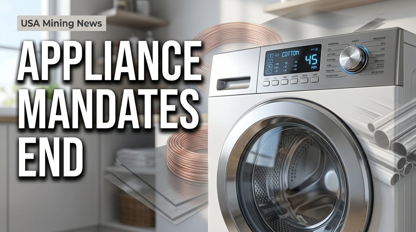 Trump Administration Moves to Permanently End Green New Scam Appliance Mandates - Mining Industry News