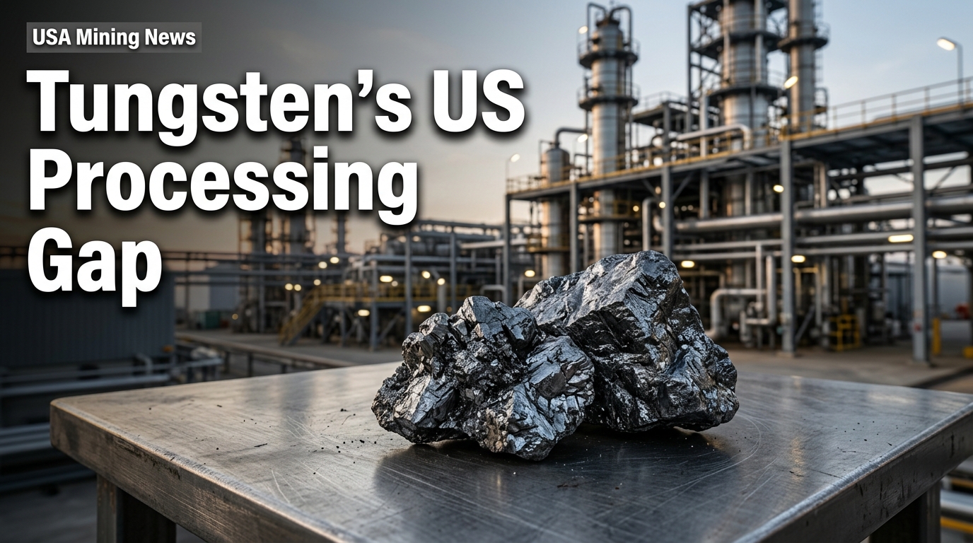 Trump-linked tungsten deal highlights processing gap in US supply chain push - Mining Industry News