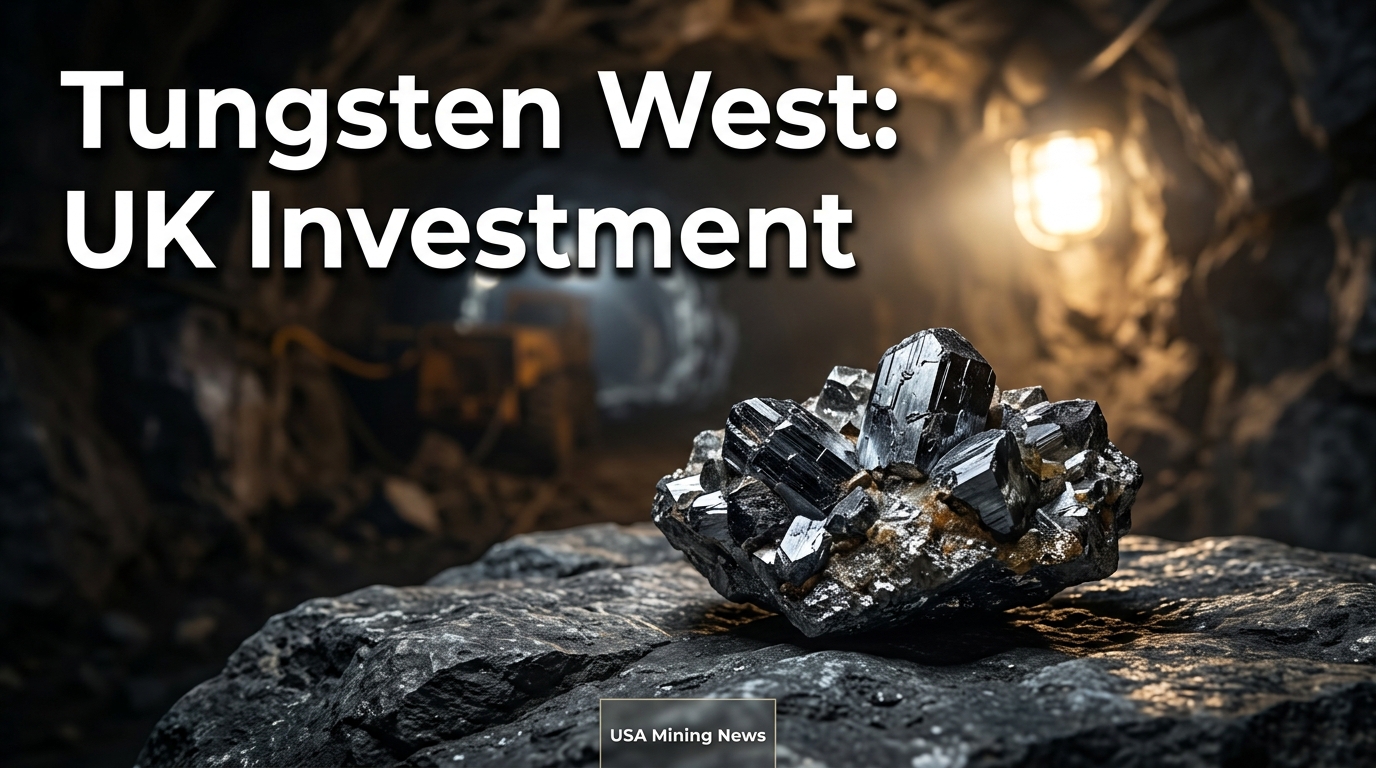 UK National Wealth Fund to invest up to $96.8m in Tungsten West - Mining Industry News
