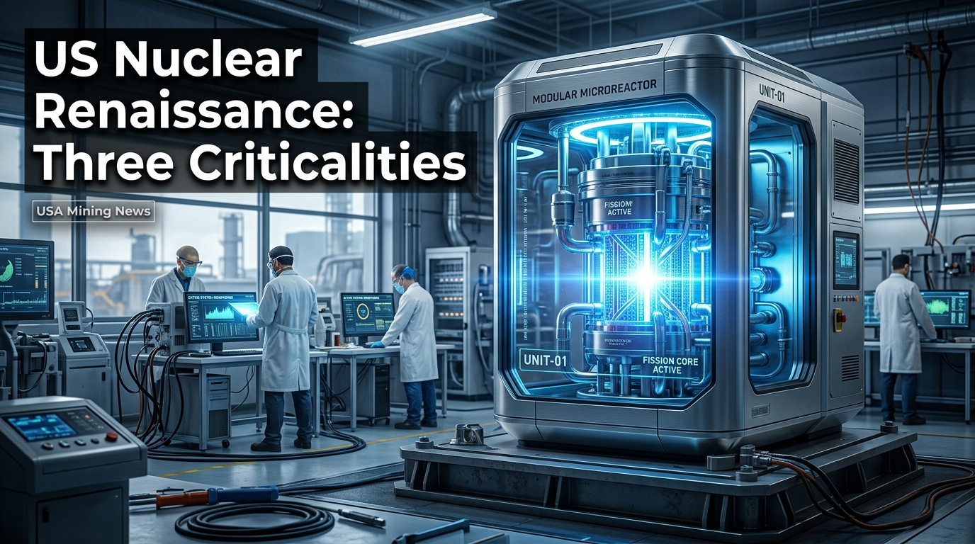 U.S. Department of Energy Meets President Trump’s Goal, Delivers Third Advanced Reactor Criticality - Mining Industry News