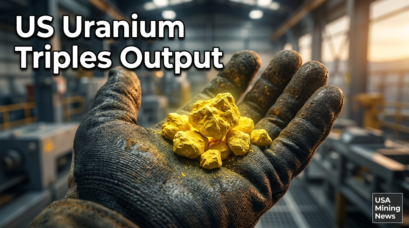 US uranium revival gains traction as output triples - Mining Industry News