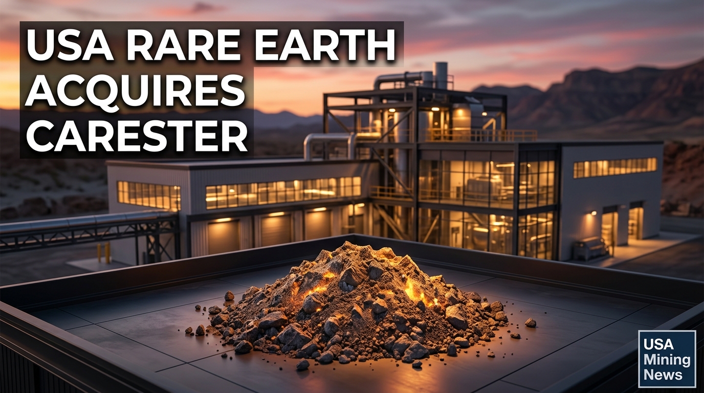 USA Rare Earth to acquire 13.6% minority stake in France’s Carester - Mining Industry News