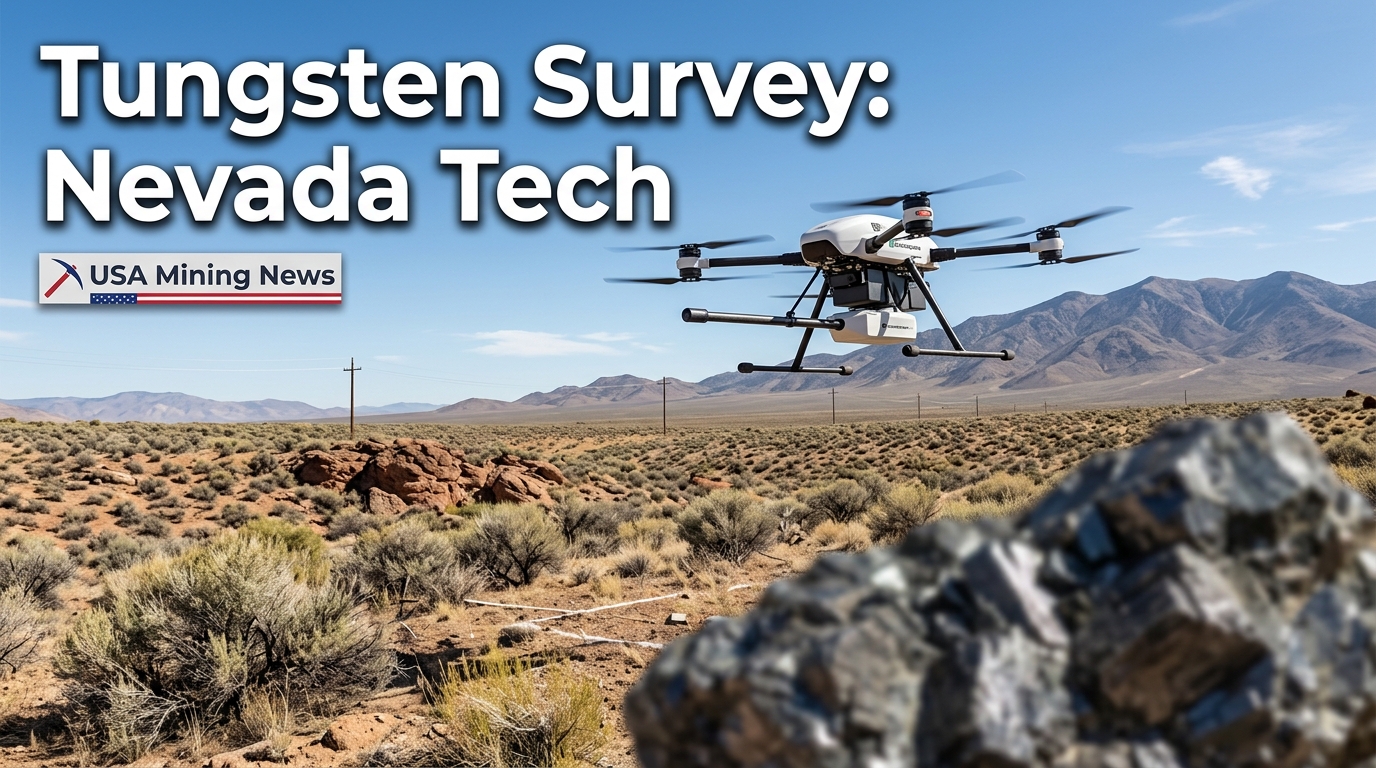Vault Strategic plans UAV magnetic survey at Nevada tungsten site - Mining Industry News