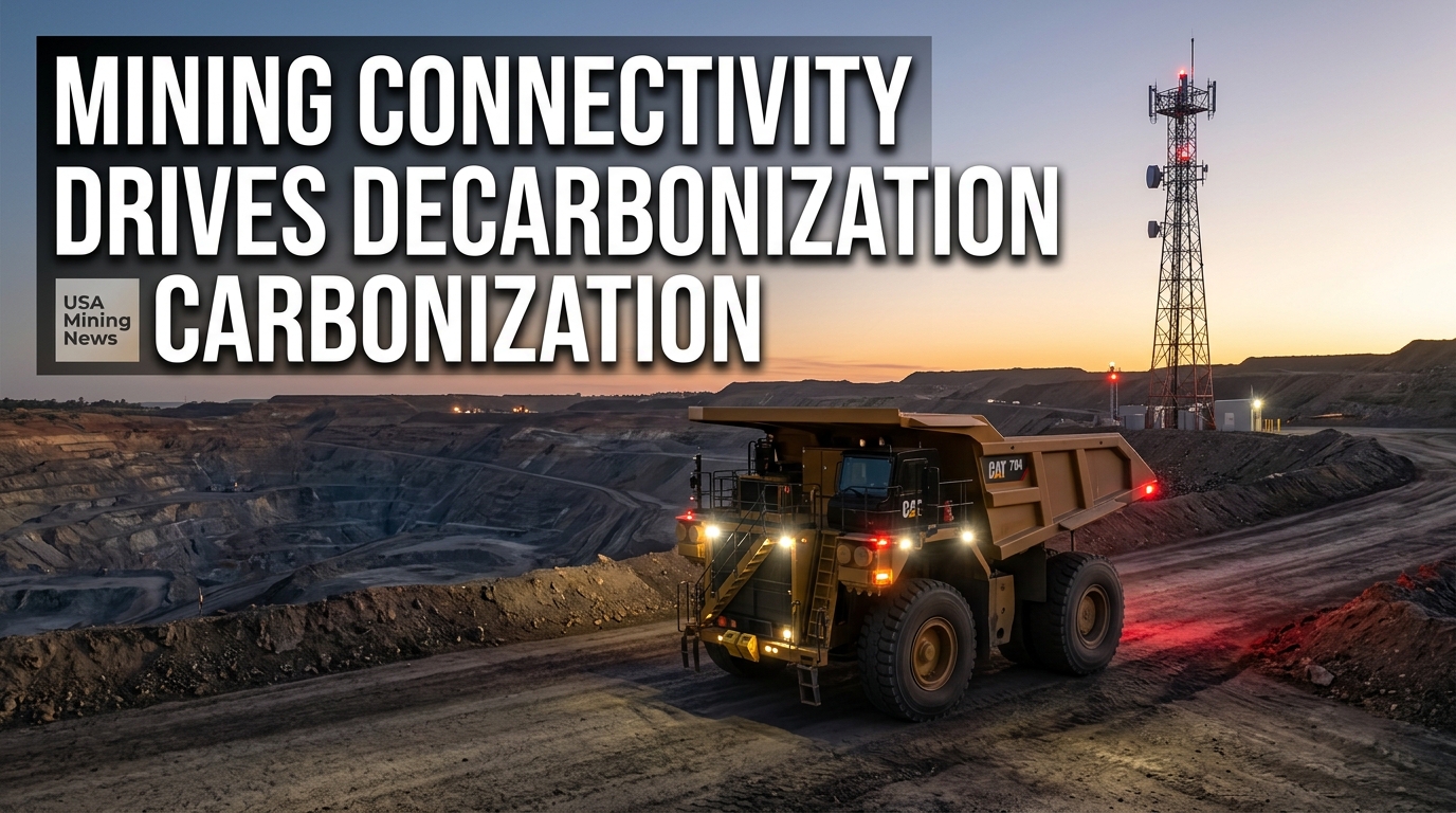 Why mining’s decarbonisation challenge starts with reliable connectivity
