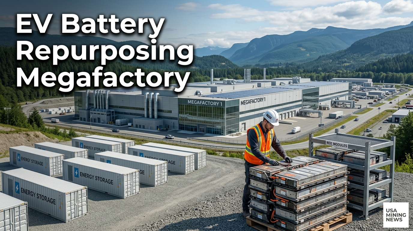 World’s largest EV battery repurposing megafactory opens in British Columbia - Mining Industry News